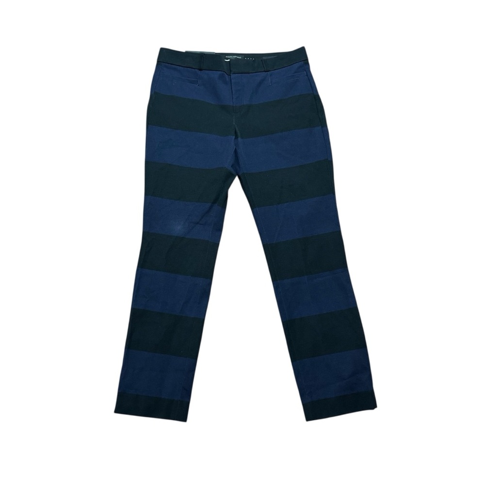 Banana Republic Sloan Fit Rugby Stripe Mid Rise Dress Pants Women's Size 6 NWT